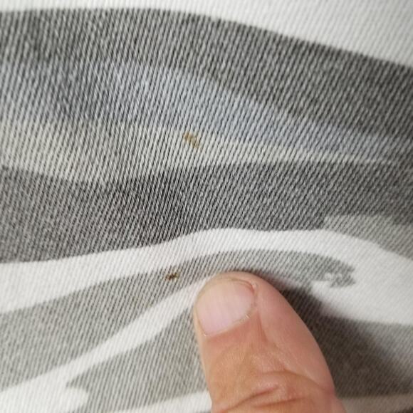 XRAY Jeans Shorts Mens 36 Gray Camo Denim Moto Biker Stretch Ribbed Five Pocket - Picture 6 of 16